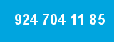 924 704 11 85 924 704 11 85